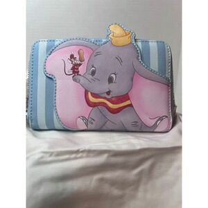 Disney Loungefly Dumbo 80th Anniversary Circus Train Wallet Cardholder